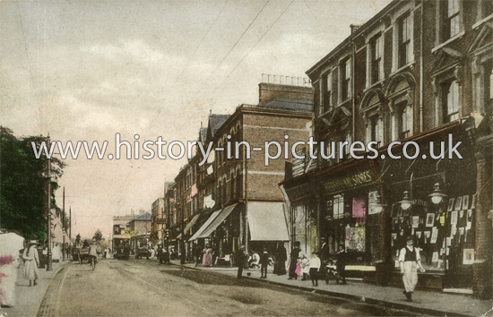 High Road, Leytonstone, London. c.1914
